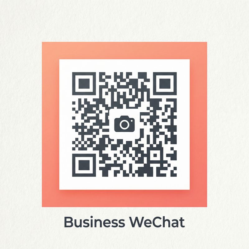 高清3D动漫商务微信二维码