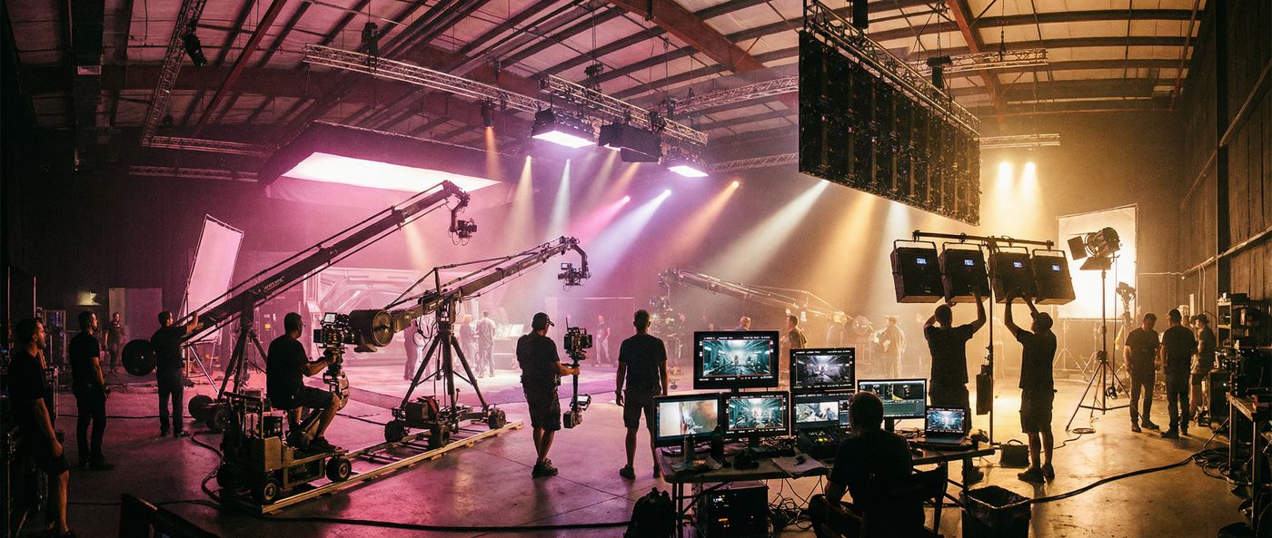 高清3D动漫影视制作现场